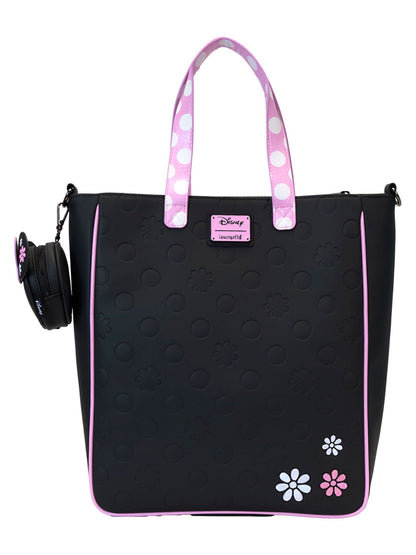Loungefly x Disney Minnie Mouse Tote Bag With Coin Bag Rock The Dots