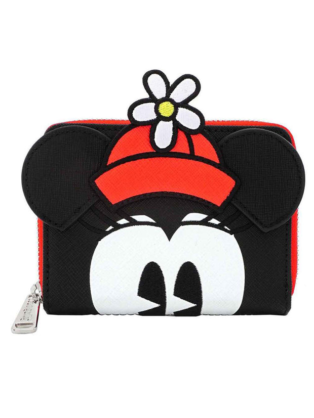 Loungefly x Disney Positively Minnie Mouse Women's Polka Dot Zip Around Wallet