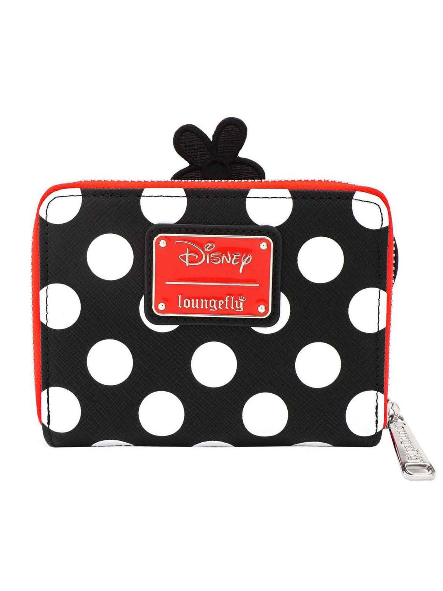 Loungefly x Disney Positively Minnie Mouse Women's Polka Dot Zip Around Wallet