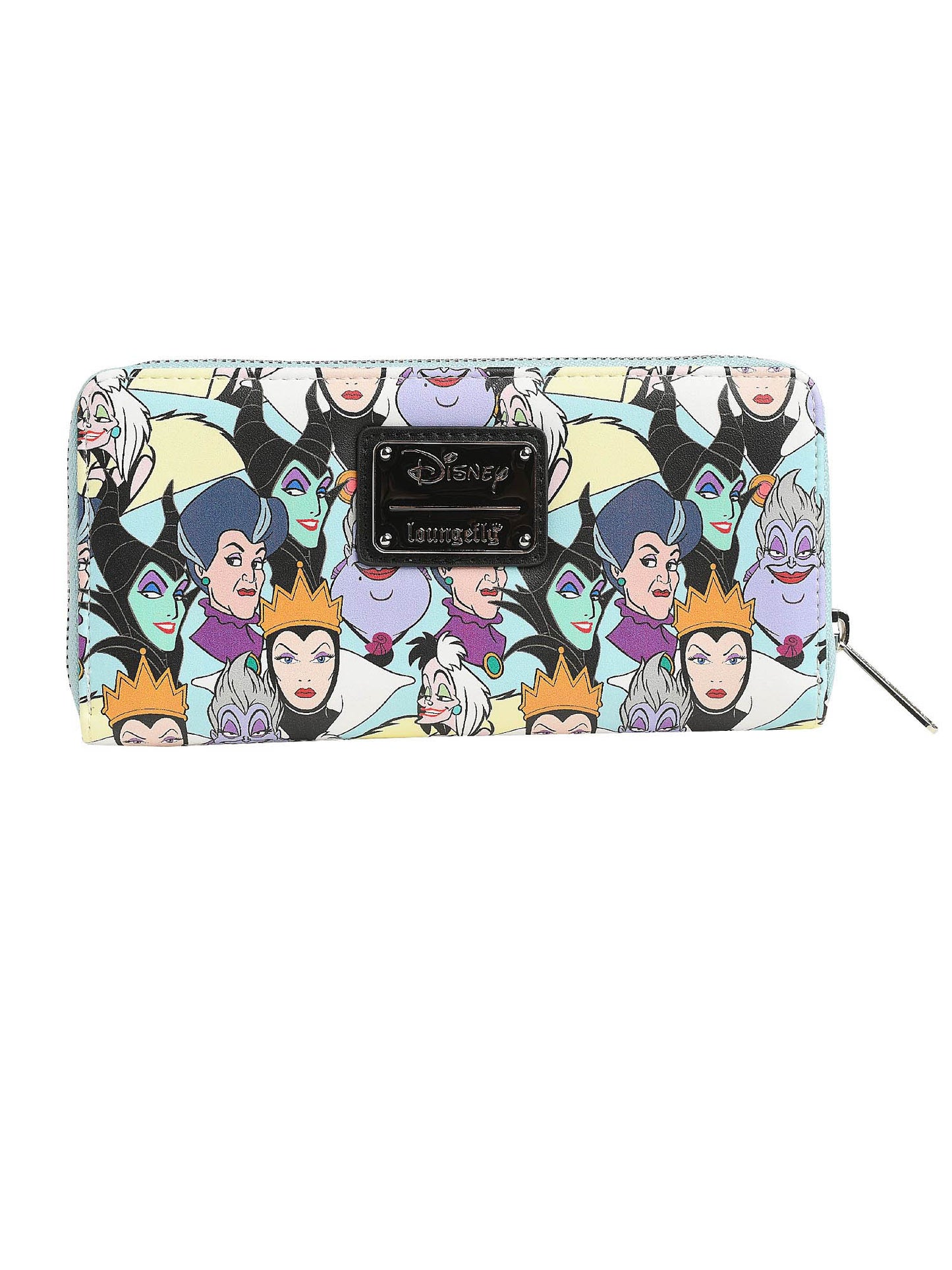Loungefly x Disney Womens Villains Mini Backpack Handbag & Wallet Princess Set