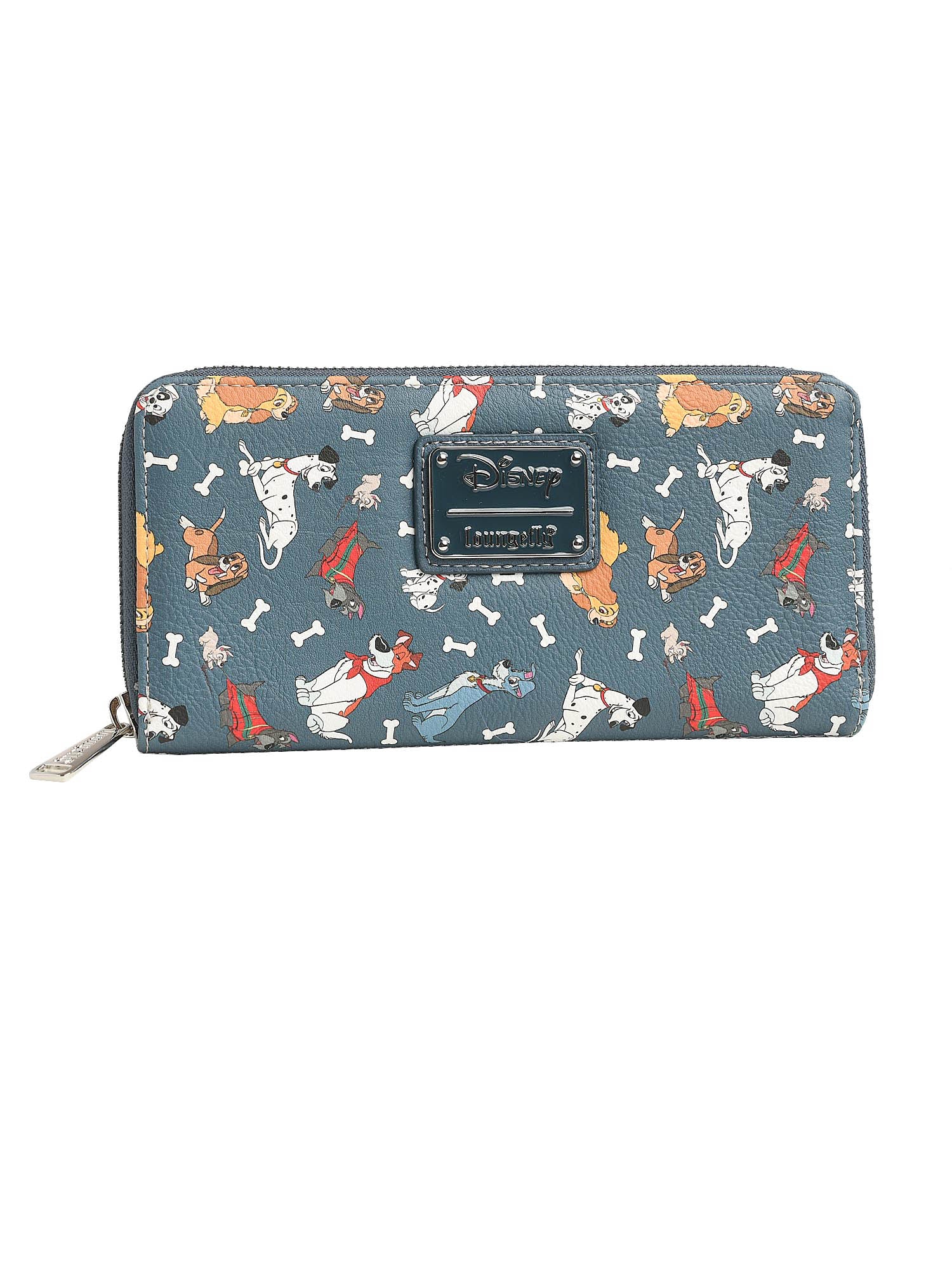 Loungefly x Disney Dogs Zip Around Wallet Women's 101 Dalmatians Lady & Tramp