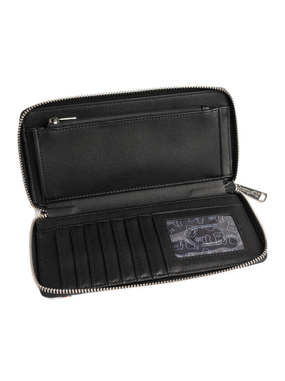 Loungefly x Disney Women's Mickey Minnie Donald Daisy Zip Around Clutch Wallet