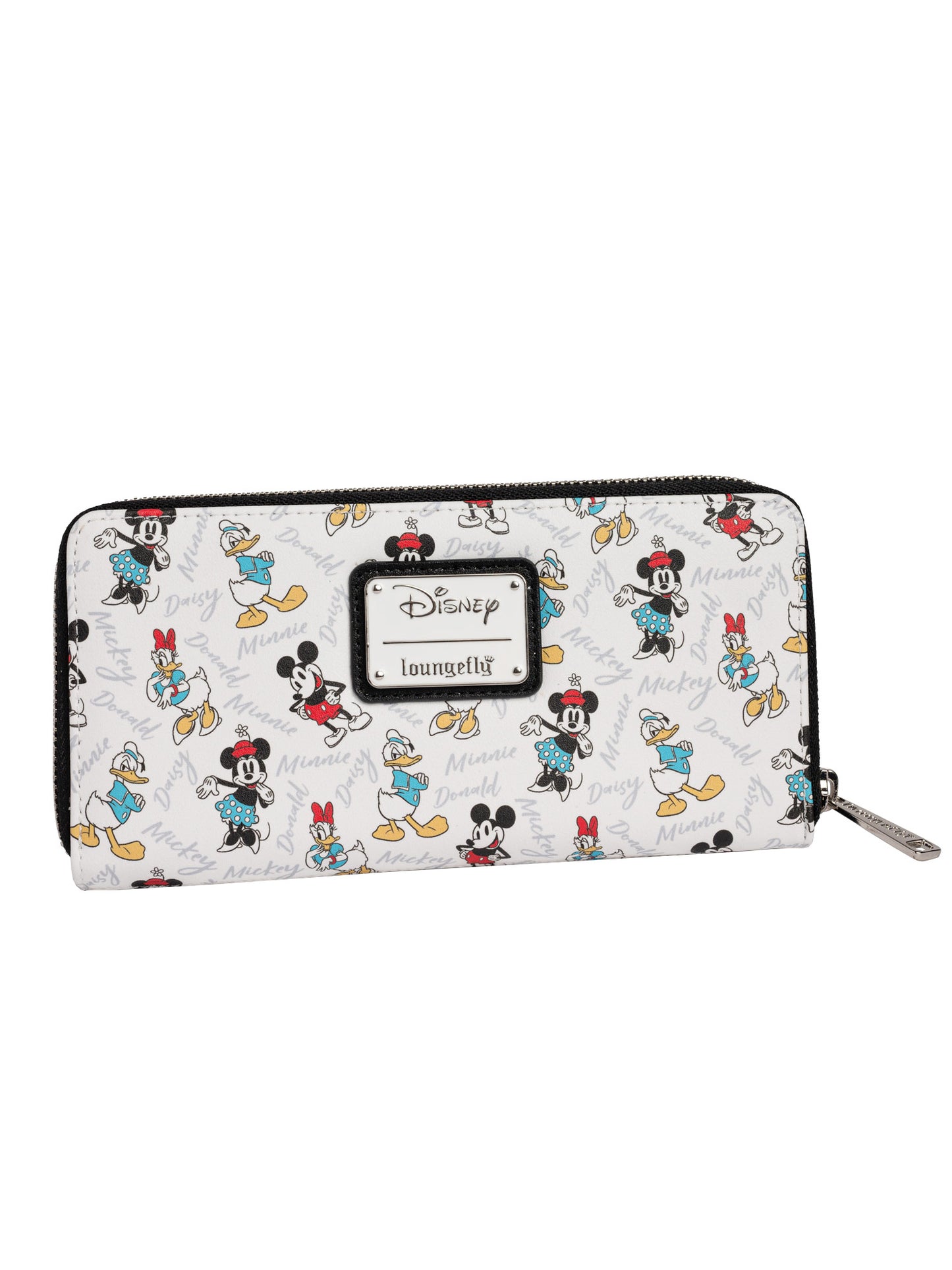 Loungefly x Disney Mickey Minnie Donald Daisy Mini Backpack & Clutch Wallet Set
