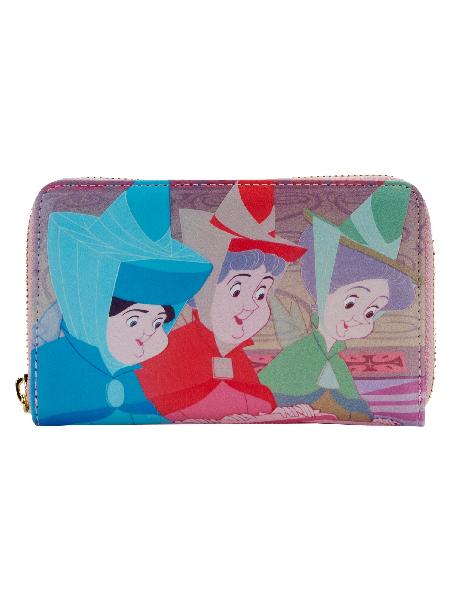 Loungefly x Disney Women's Zip Around Wallet Sleeping Beauty Aurora Maleficent