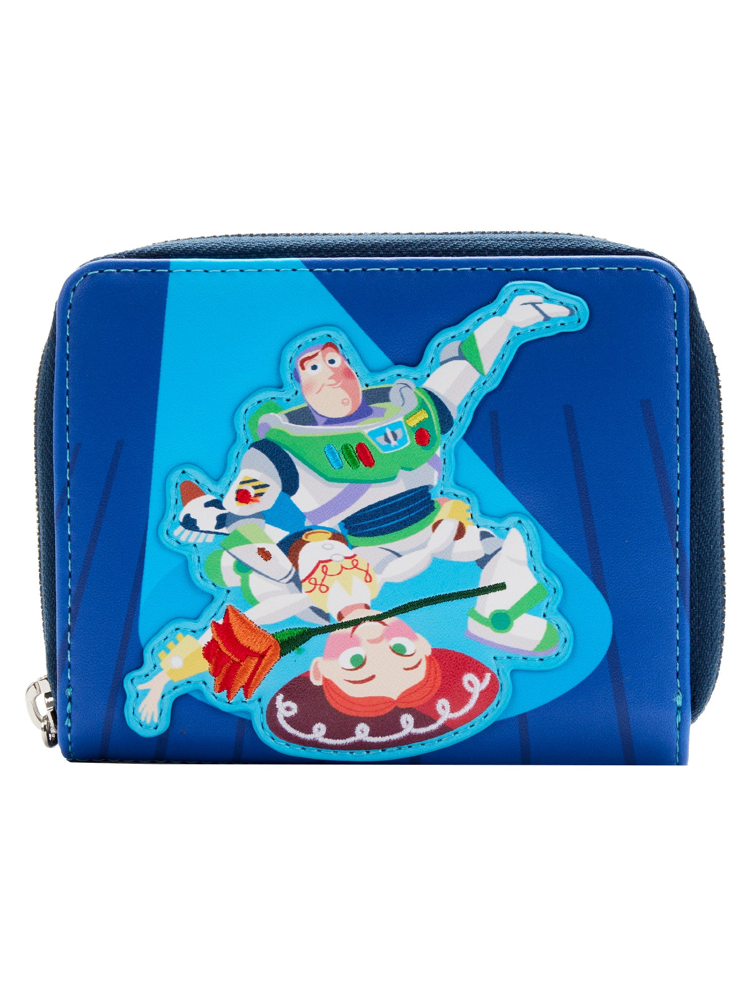 Loungefly x Pixar Women's Zip Around Wallet Toy Story Buzz Jessie Woody