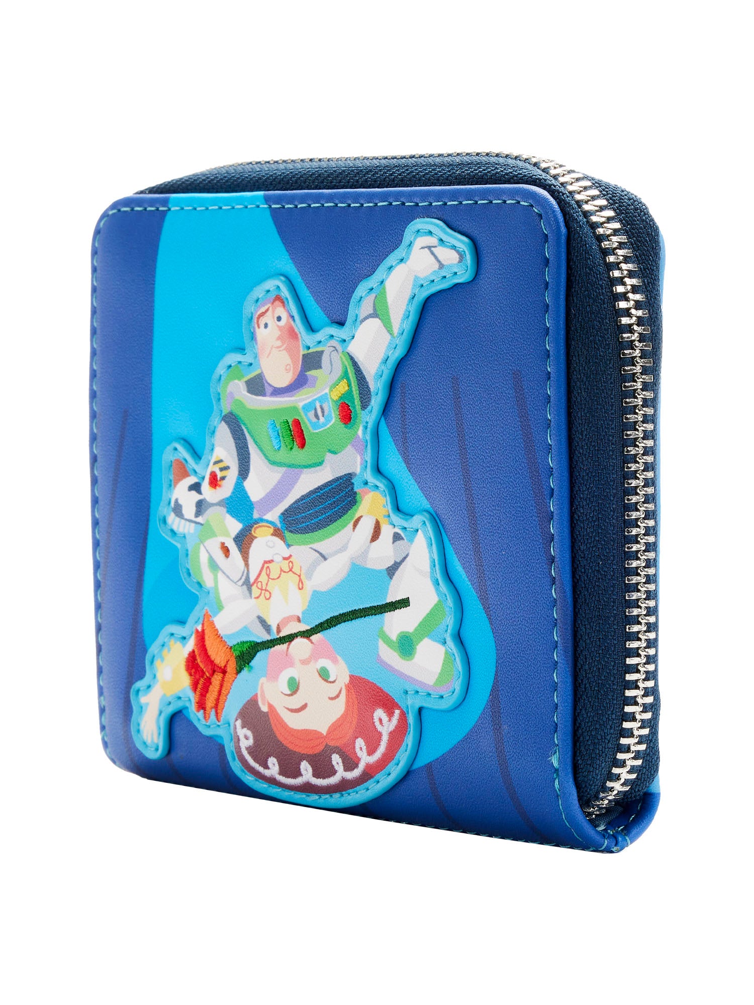 Loungefly x Pixar Women's Zip Around Wallet Toy Story Buzz Jessie Woody