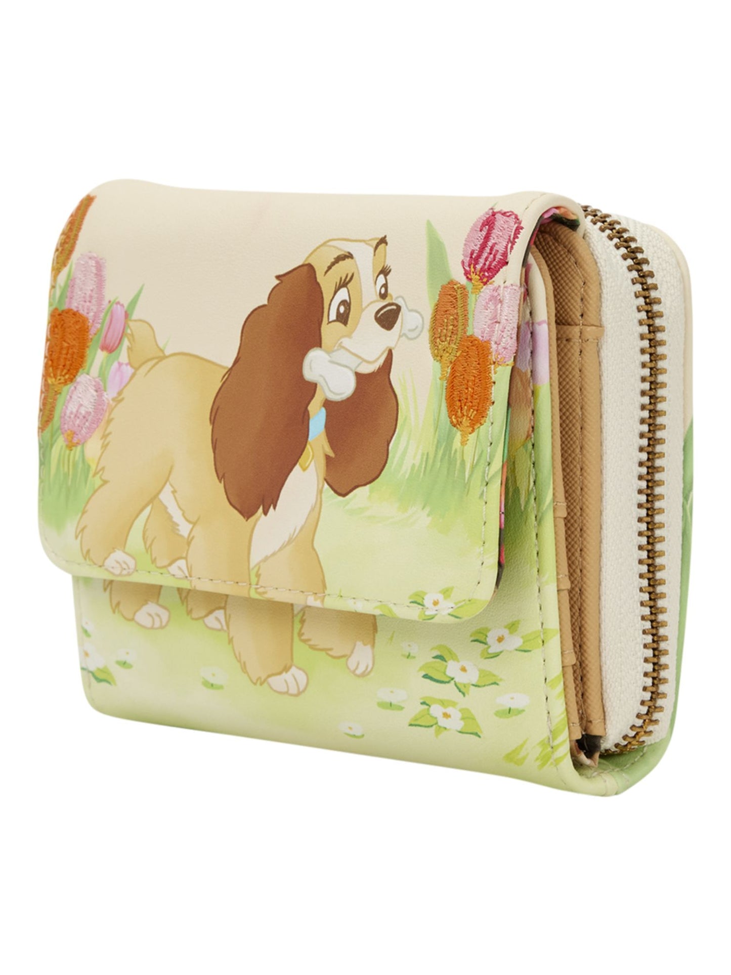 Loungefly x Disney Lady and the Tramp Pastel Tulip Trifold Wallet