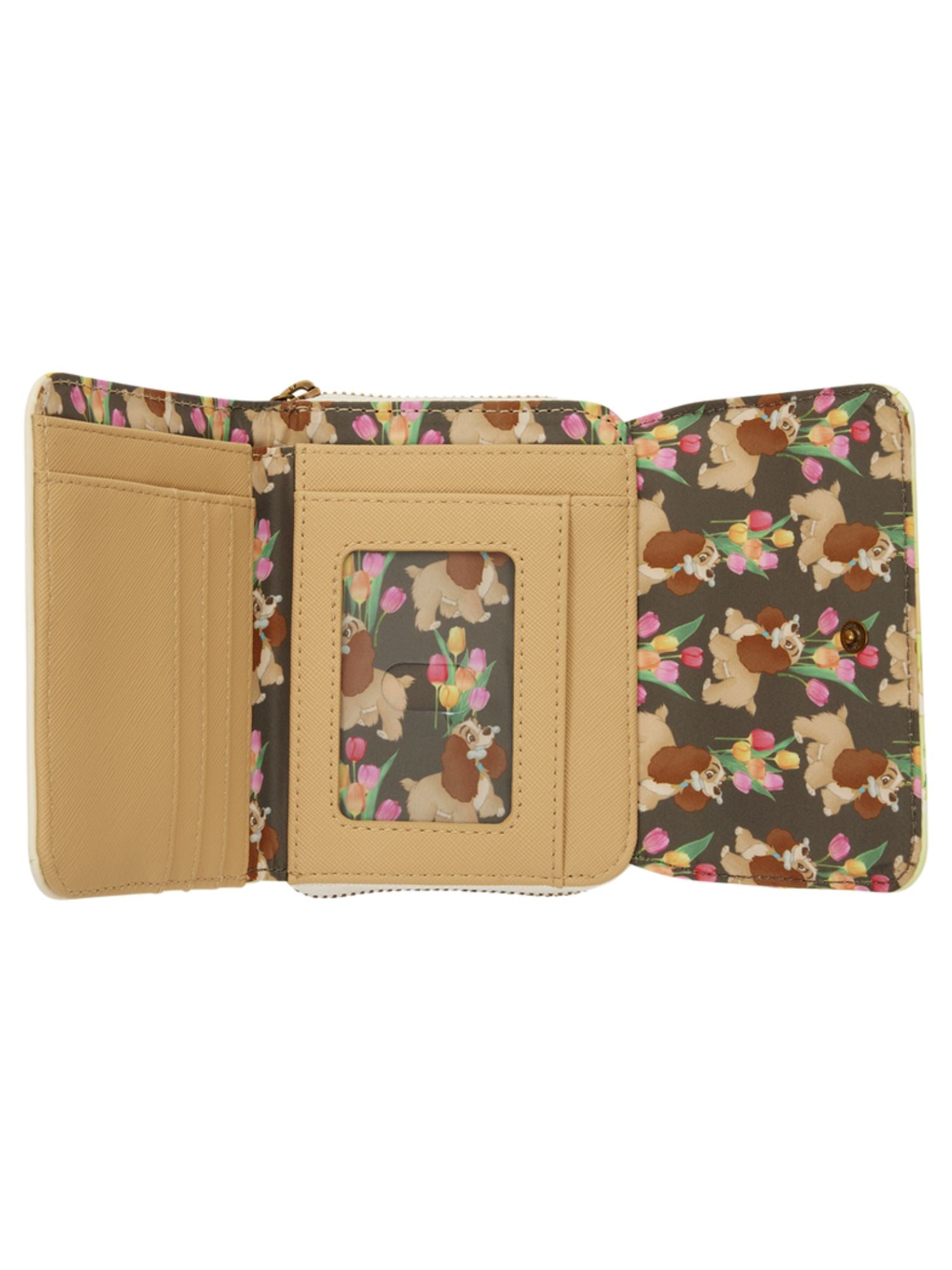 Loungefly x Disney Lady and the Tramp Pastel Tulip Trifold Wallet