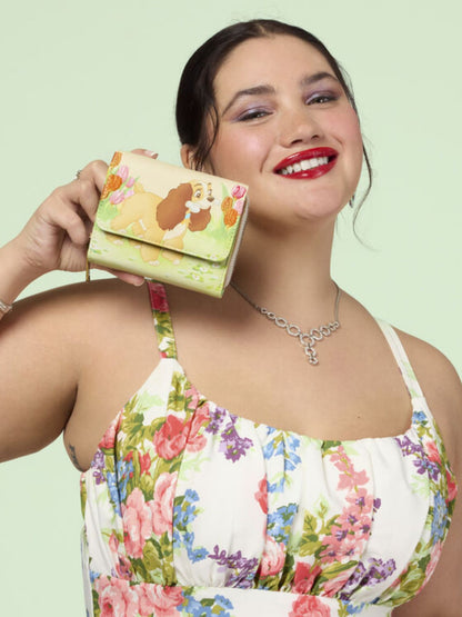 Loungefly x Disney Lady and the Tramp Pastel Tulip Trifold Wallet