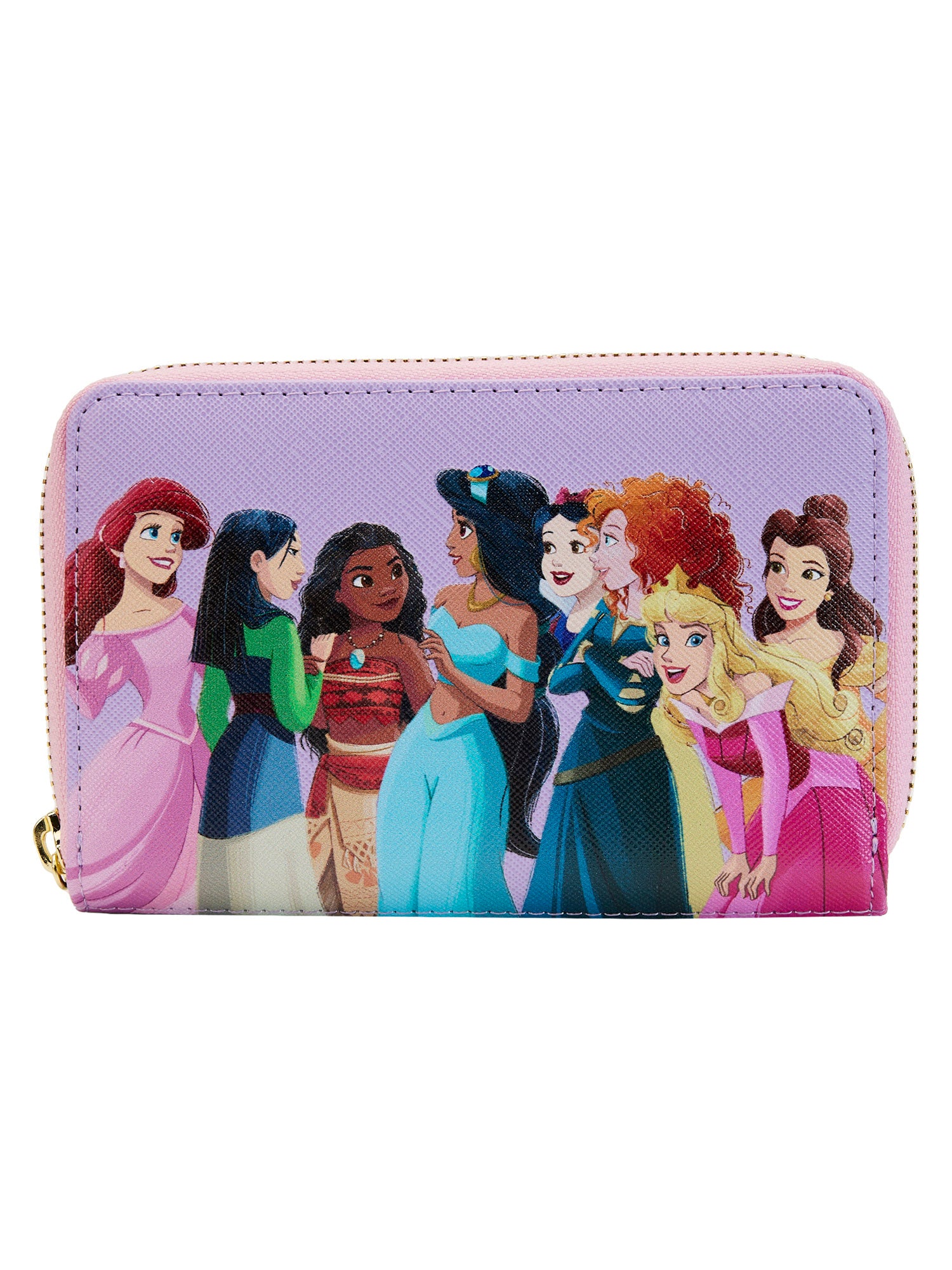 Loungefly x Disney Women's Zip Around Wallet Princesses Ariel Mulan Cinderella