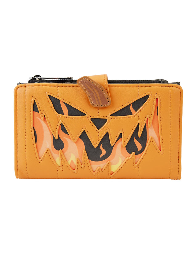 Loungefly x Nightmare Before Christmas Jack Pumpkin Flap Button Wallet