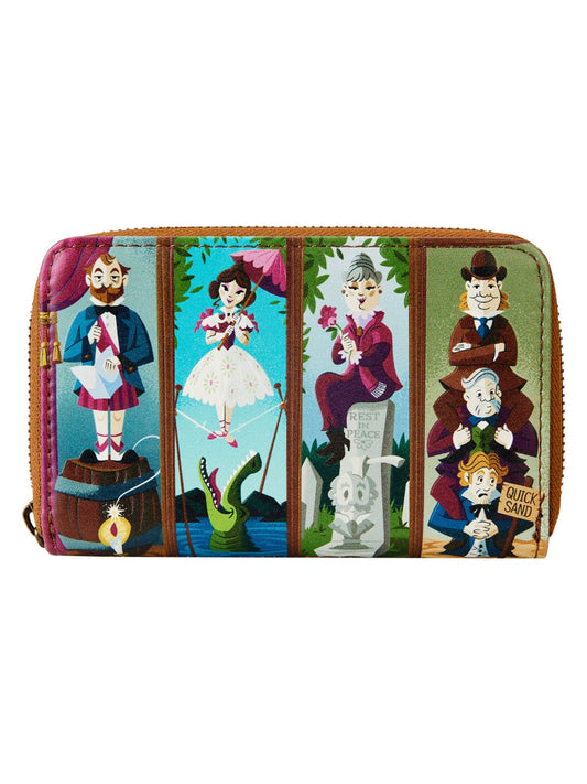 Loungefly x Disney Haunted Mansion Portraits Zip-Around Wallet
