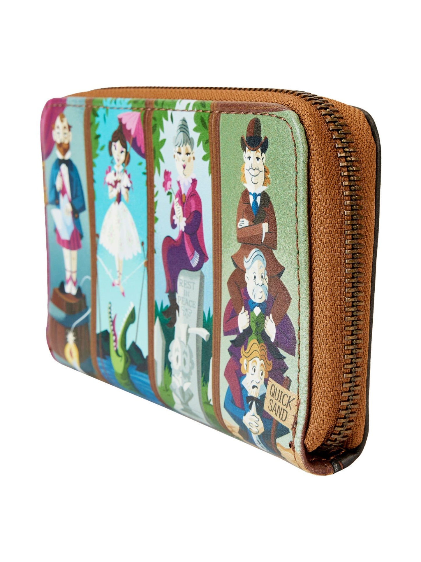 Loungefly x Disney Haunted Mansion Portraits Zip-Around Wallet