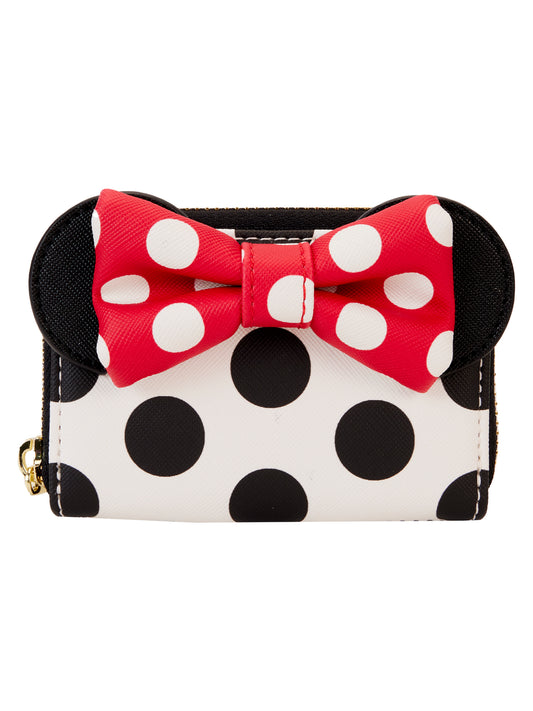 Loungefly x Disney Minnie Mouse Zip Around Accordion Wallet Bow