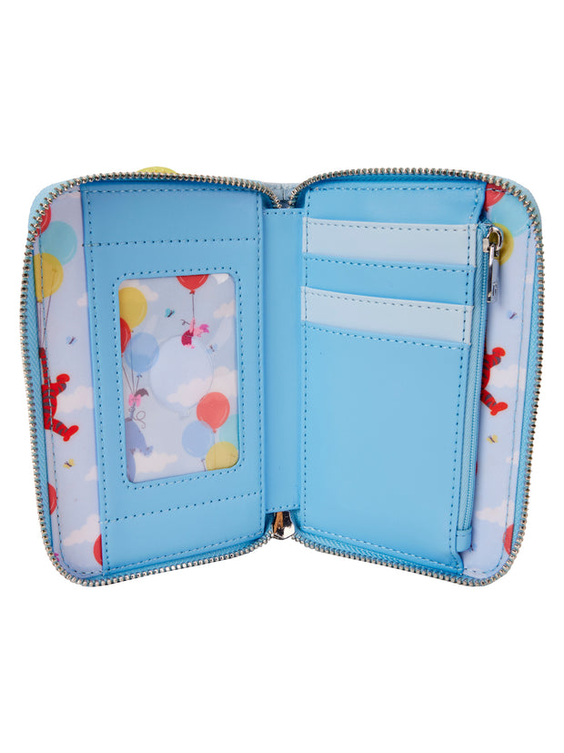 Loungefly x Disney Eeyore & Piglet With Balloons Zip Around Wallet