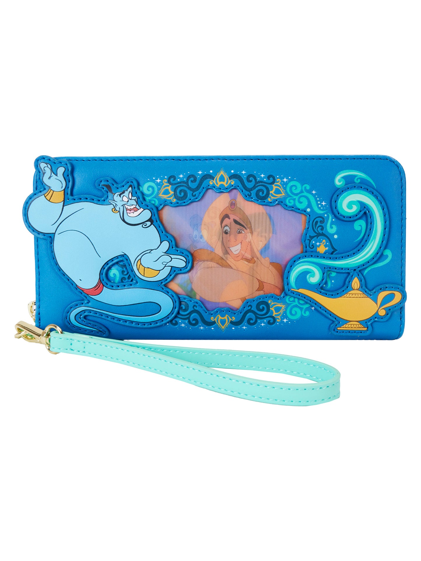 Loungefly x Disney Aladdin Jasmine Lenticular Zip Around Wallet Wristlet