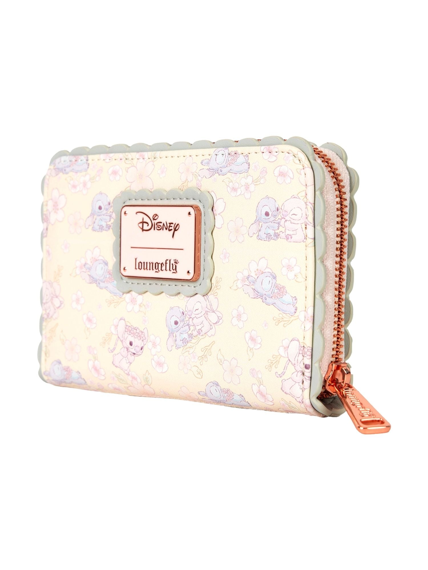 Loungefly x Disney Stitch Cherry Blossom Wallet Zip Around