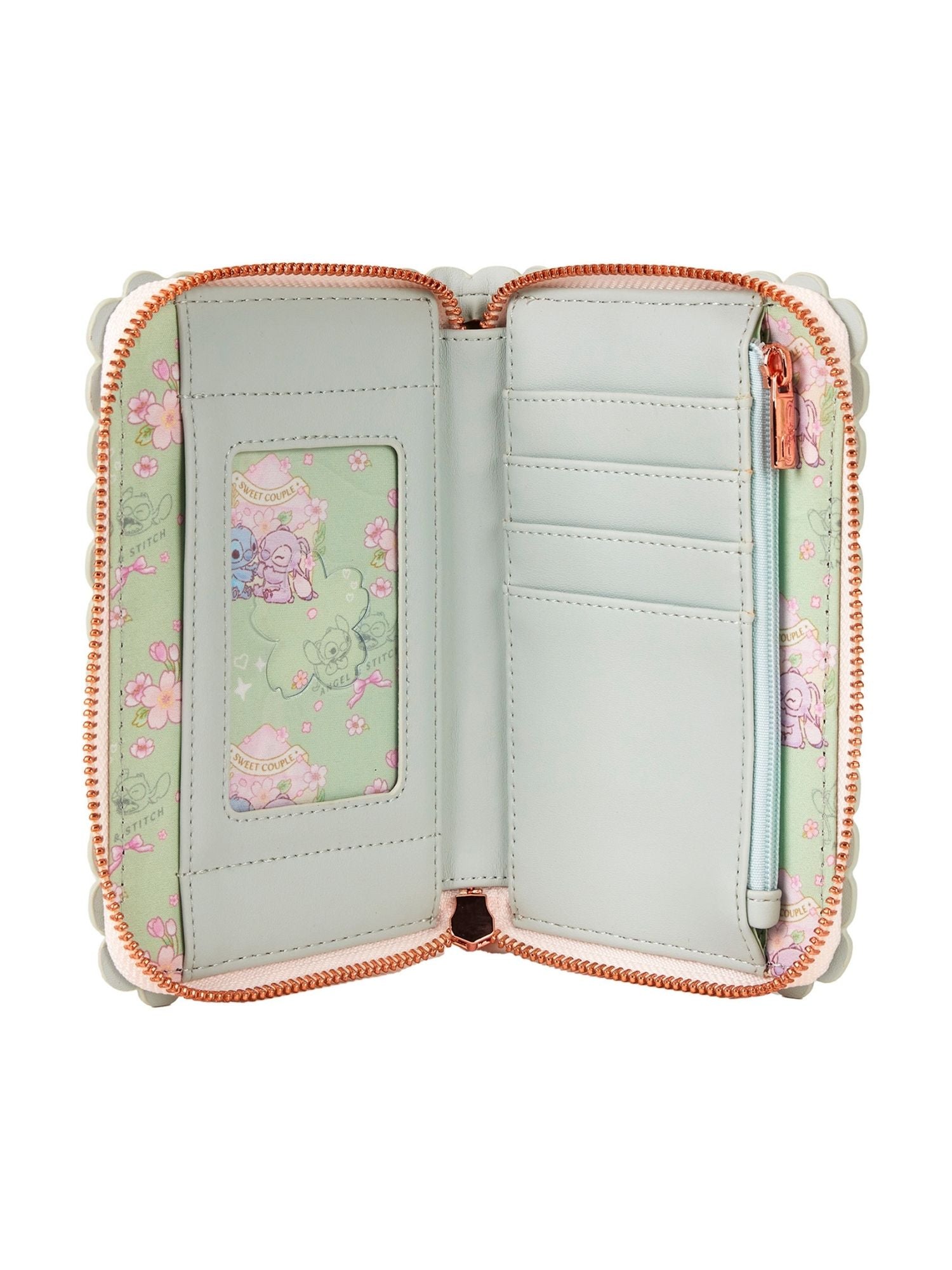 Loungefly x Disney Stitch Cherry Blossom Wallet Zip Around