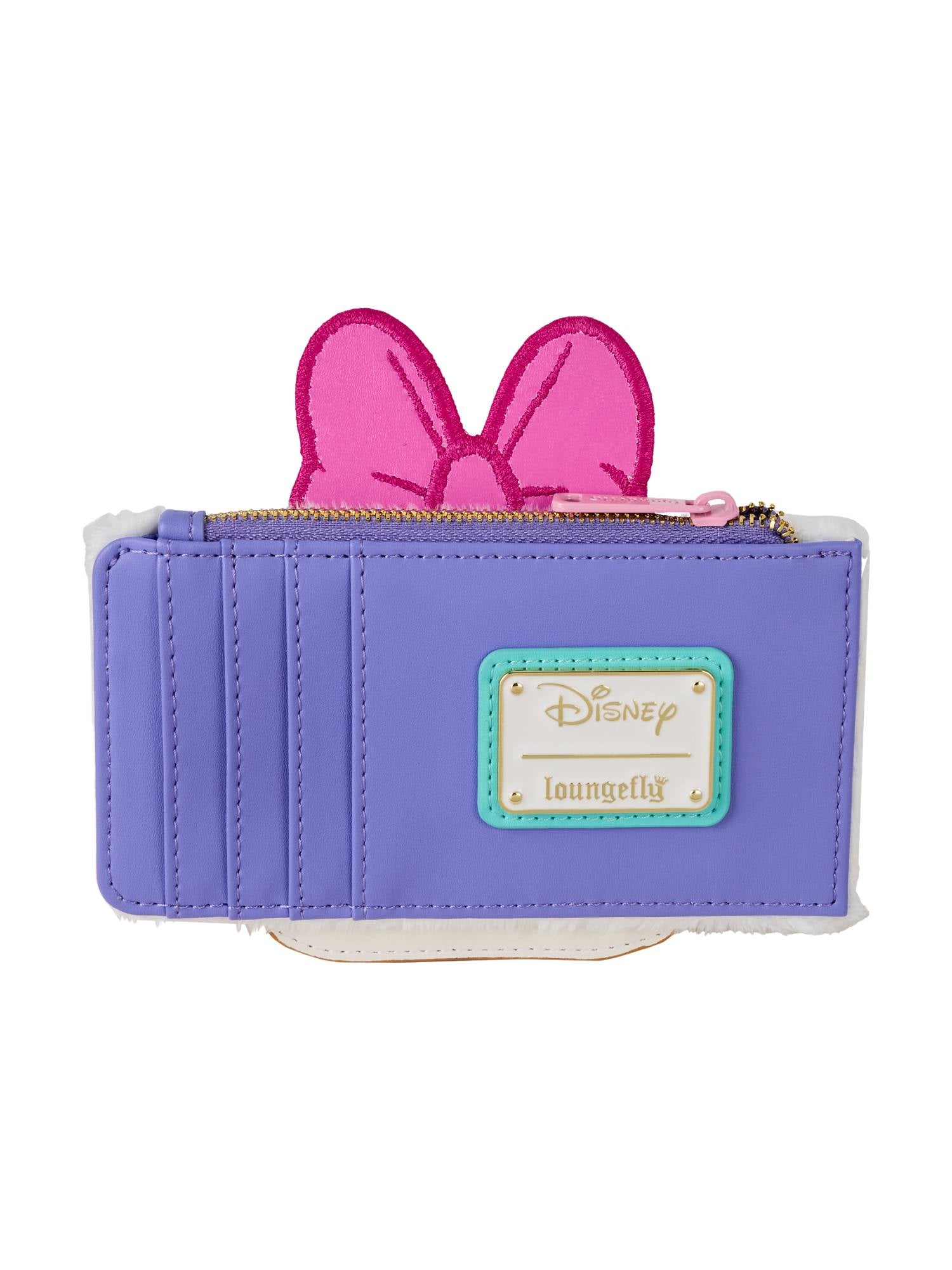Loungefly x Daisy Duck 85th Anniversary Sequin Plush Card Holder Cosplay Large
