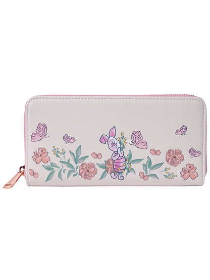 Loungefly x Disney Piglet Floral Zip Around Wallet Winnie The Pooh