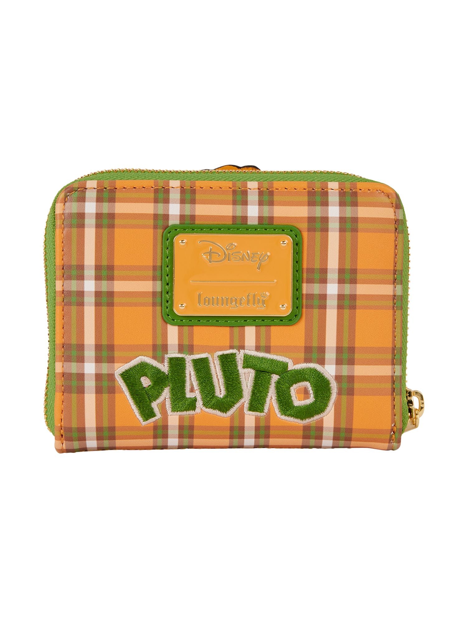 Loungefly x Disney Pluto 95th Anniversary Plaid Zip Around Wallet