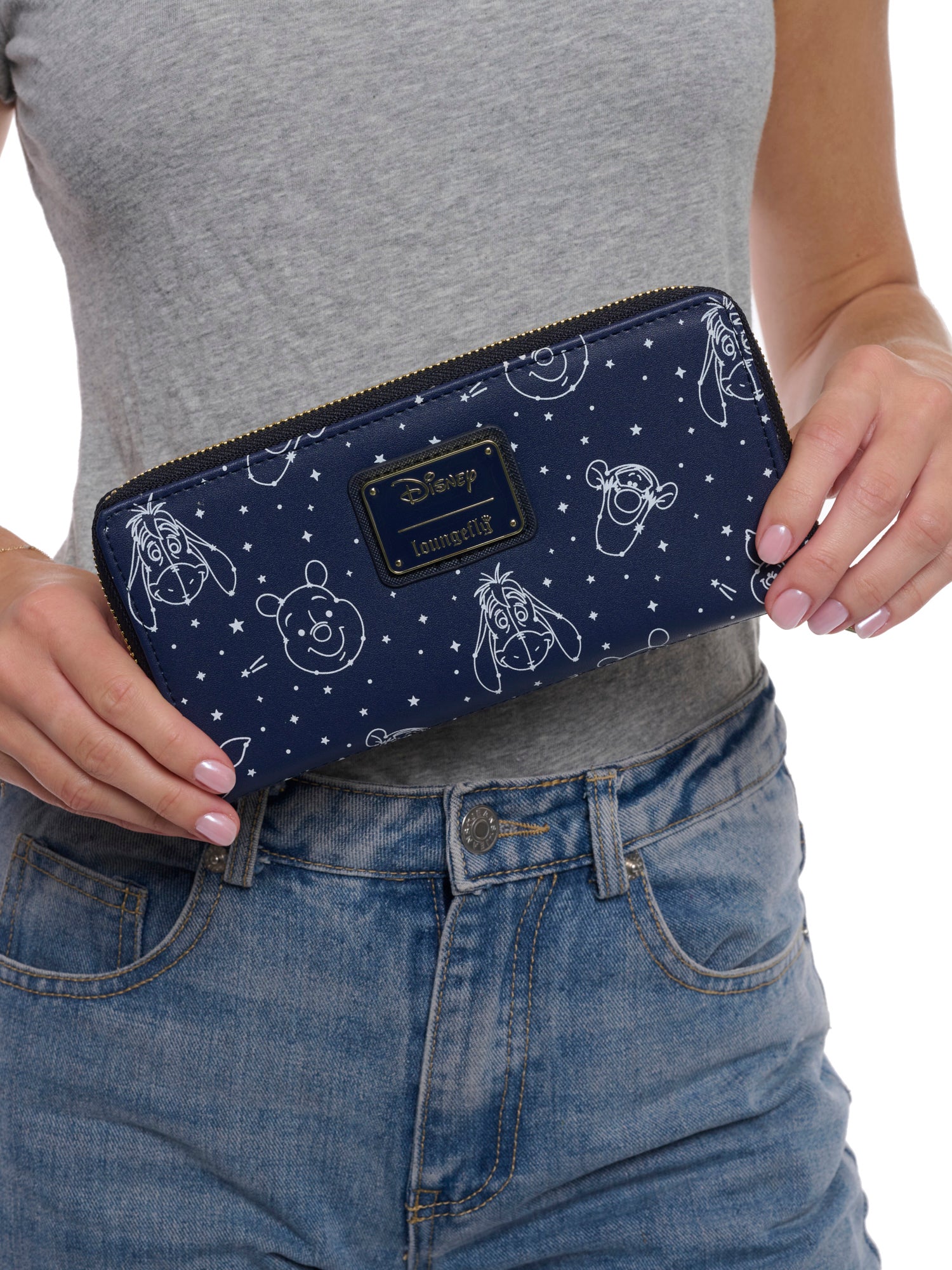 Loungefly x Disney Winnie the Pooh Constellation Zip Around Wallet Glow-in-the-Dark