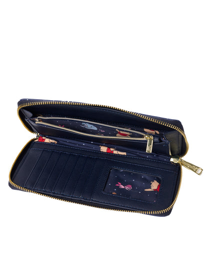Loungefly x Disney Winnie the Pooh Constellation Zip Around Wallet Glow-in-the-Dark