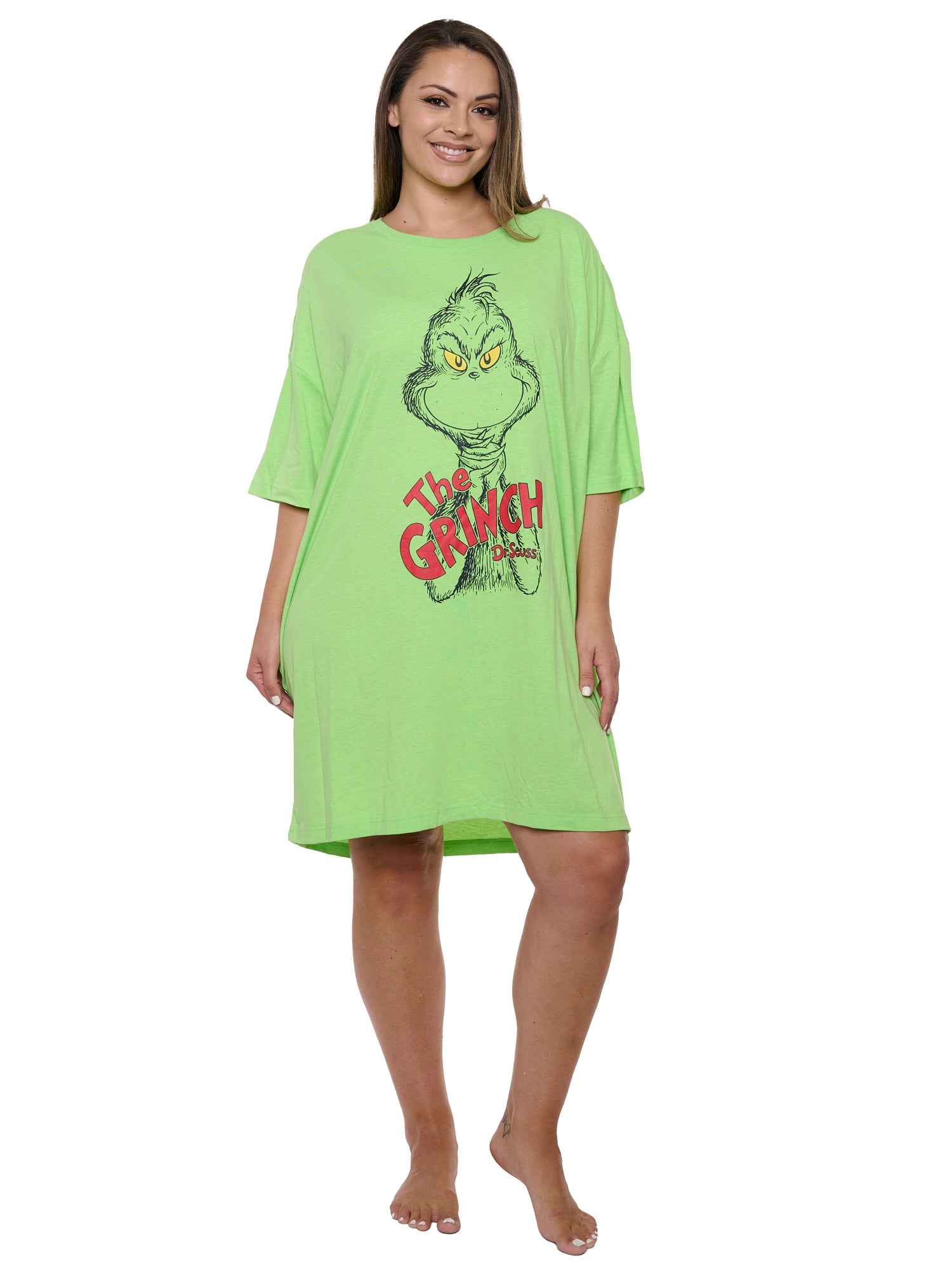 Womens & Womens Plus Size The Grinch Sleep Shirt Nightgown Sleep Shirt Open and Clothing Womens & Womens Plus Size The Grinch Sleep Shirt Nightgown Sleep Shirt Open and Clothing