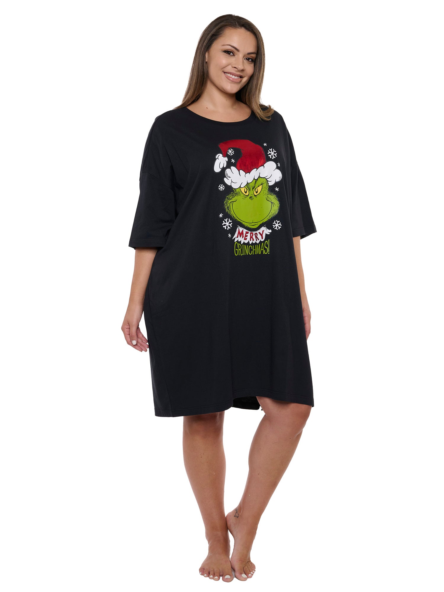 Womens & Womens Plus Size The Grinch Sleep Shirt Merry Grinchmas Night Open and Clothing Womens & Womens Plus Size The Grinch Sleep Shirt Merry Grinchmas Night Open and Clothing