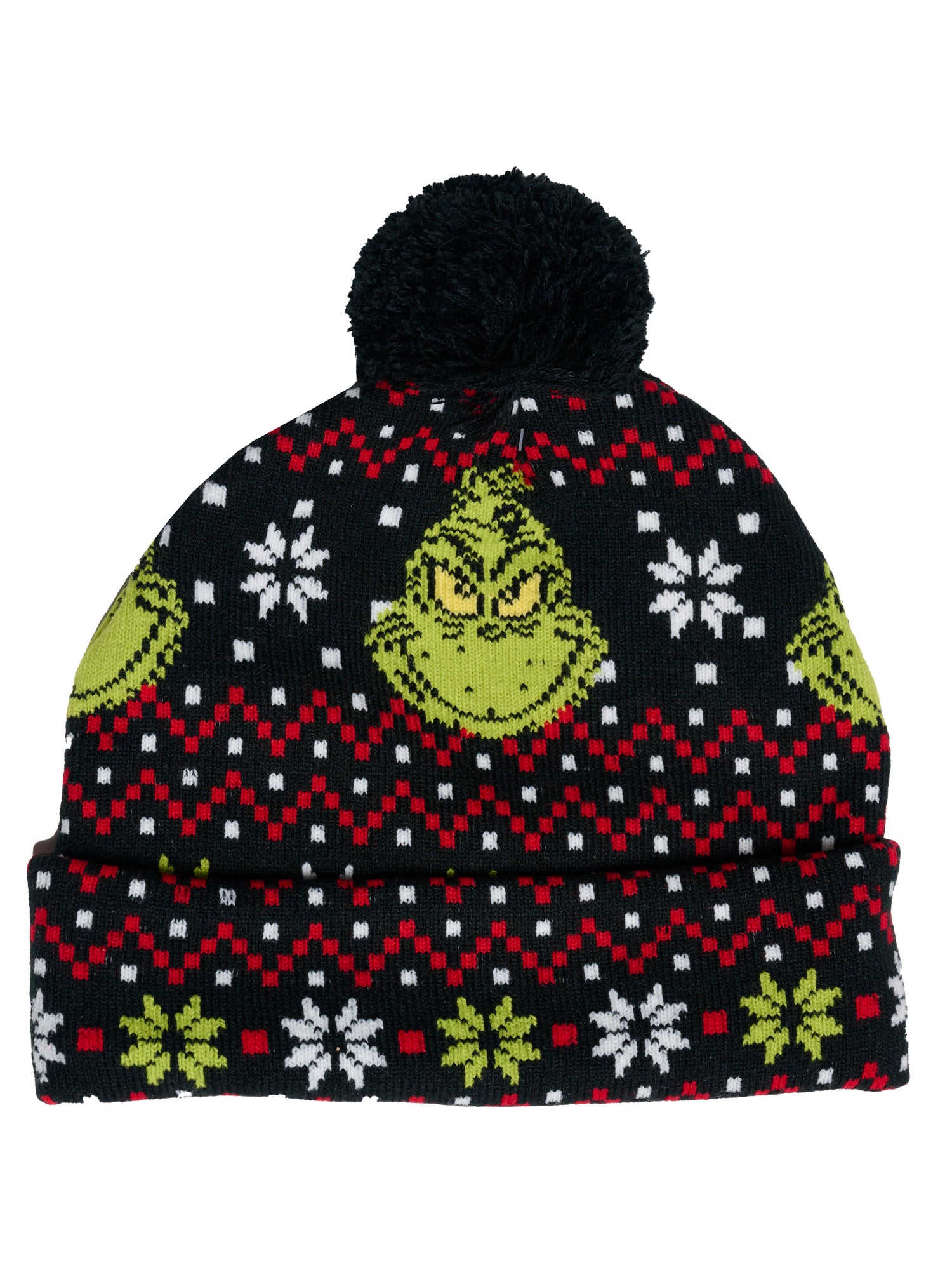Dr Seuss Grinch Beanie Hat Touch Screen Gloves Women's Men's Knit Christmas