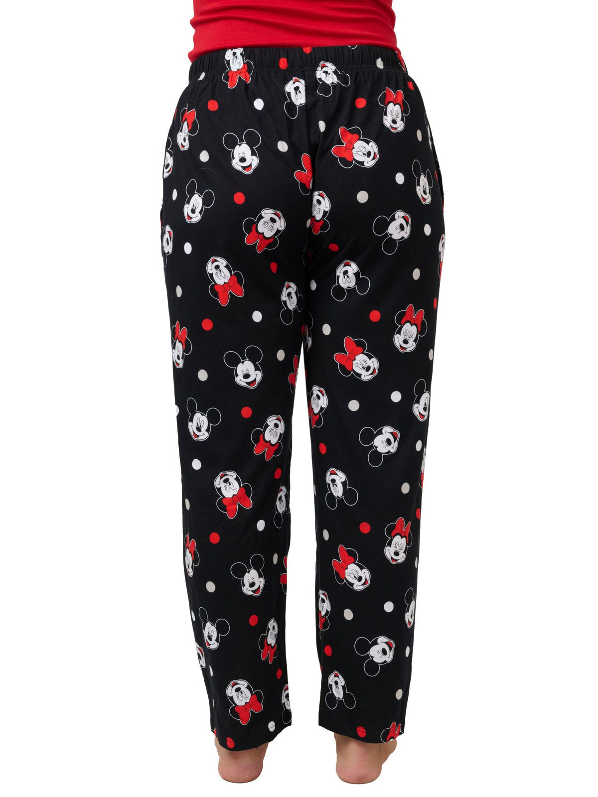 Women's Disney Minnie Mouse Pajama Pants Sleep Loungewear Bottoms 100% Cotton