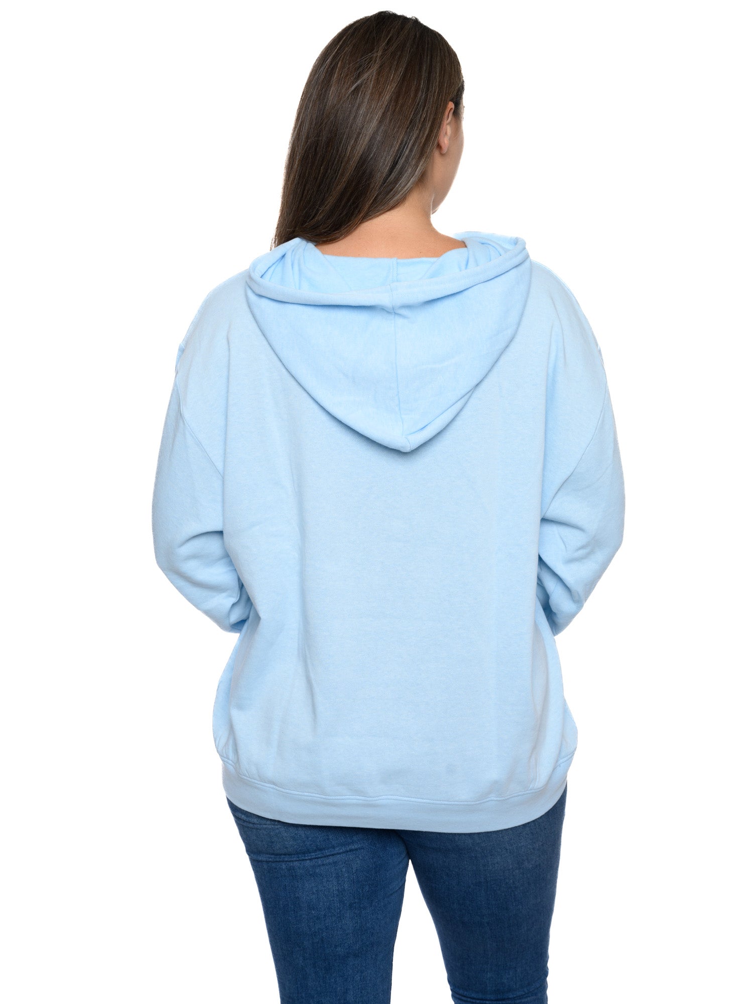 Womens Plus Size Eeyore Hoodie Sweatshirt Fleece Pullover Disney