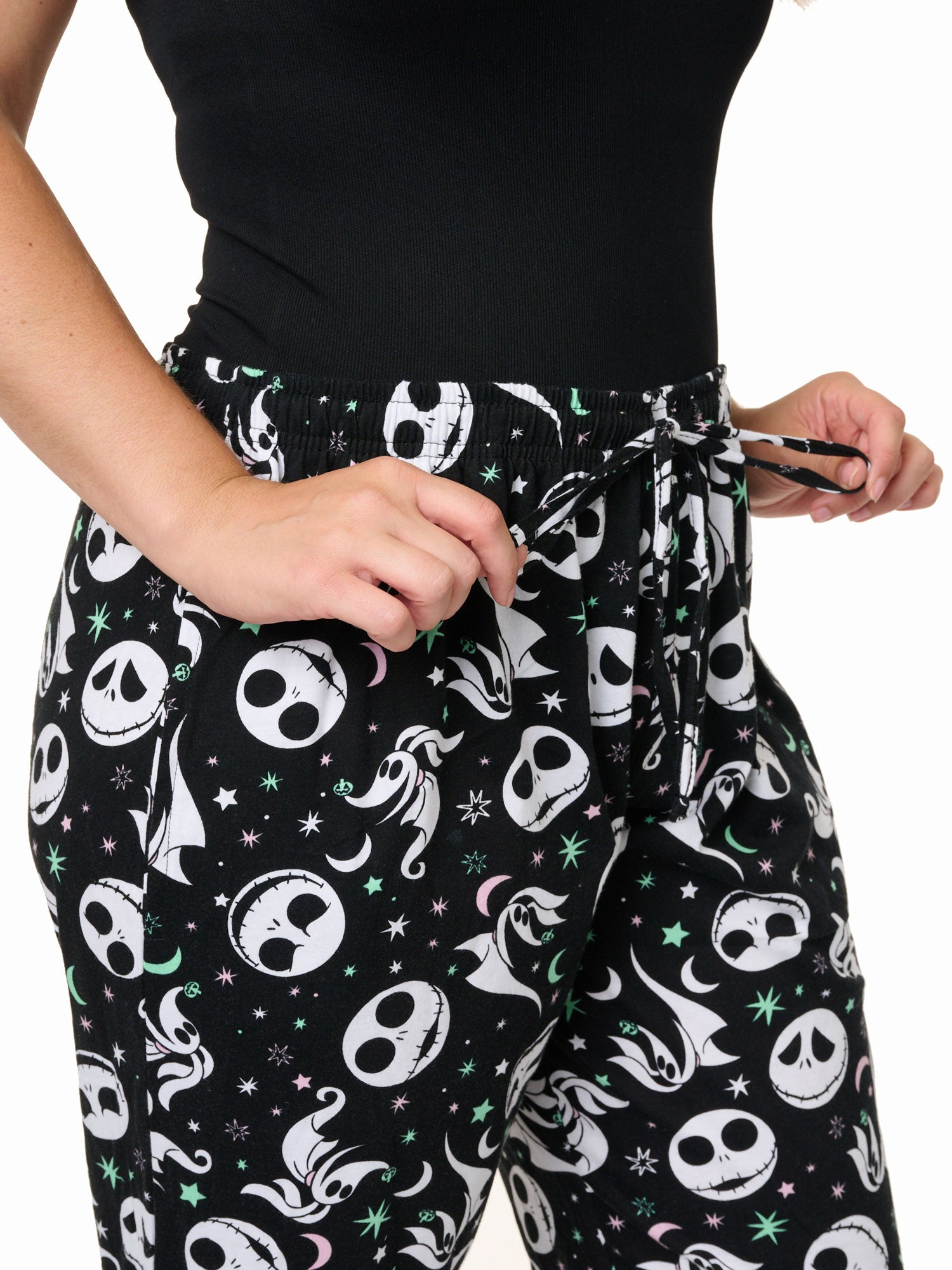 Womens Disney Nightmare Before Christmas Pajama Pants Lounge Jack Skellington