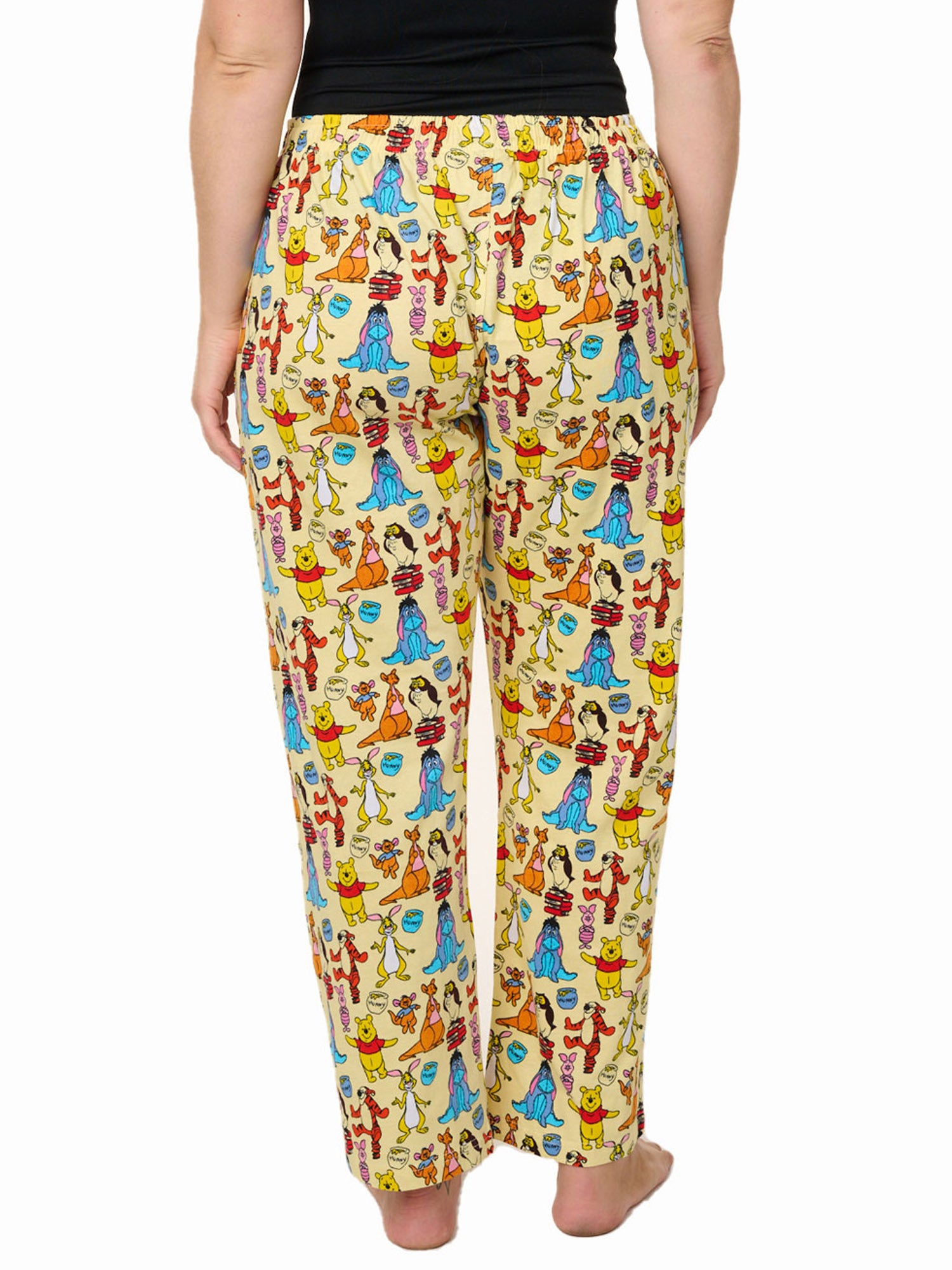 Disney Eeyore Butterfly T-Shirt w/ Winnie & Friends Yellow Lounge Pants Set