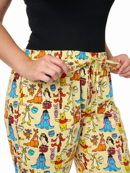 Women's Plus Size Winnie the Pooh Eeyore T-Shirt and Lounge Pants Set (Size 1X)