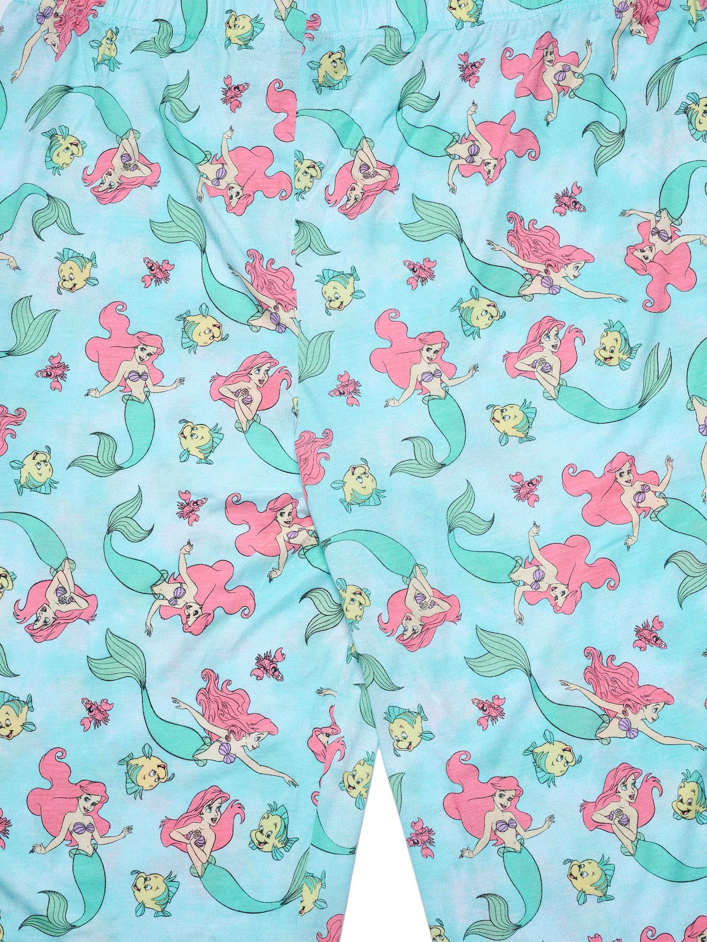 Women's Plus Size The Little Mermaid Ariel Pajama Set T-Shirt & Pants Disney