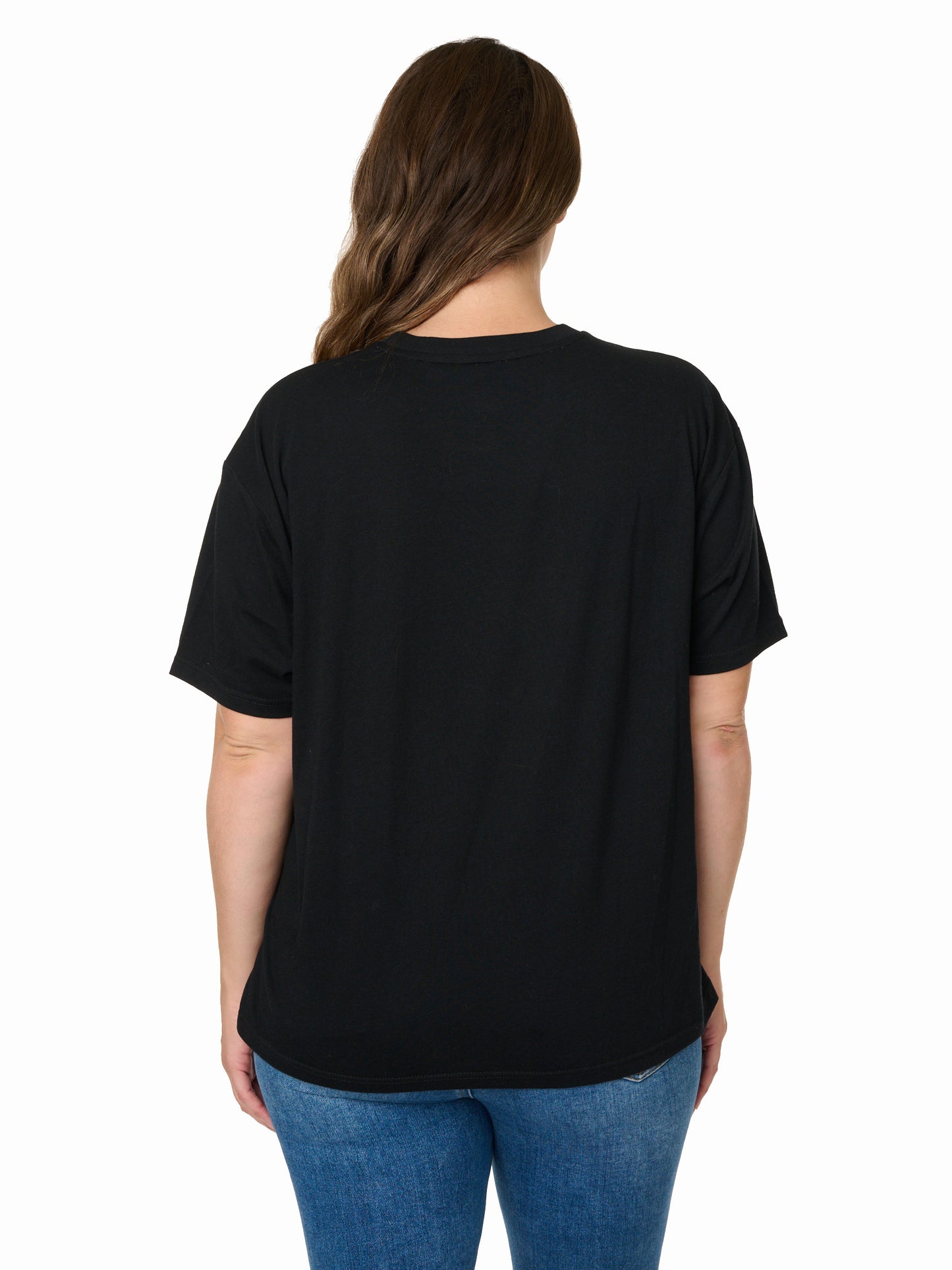 Women's and Women's Plus Dr. Seuss Grinch & Max T-Shirt Christmas Holiday Black