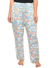 Womens Plus Care Bears Pajama Pants Loungewear Blue Bedtime Bear Share Bear