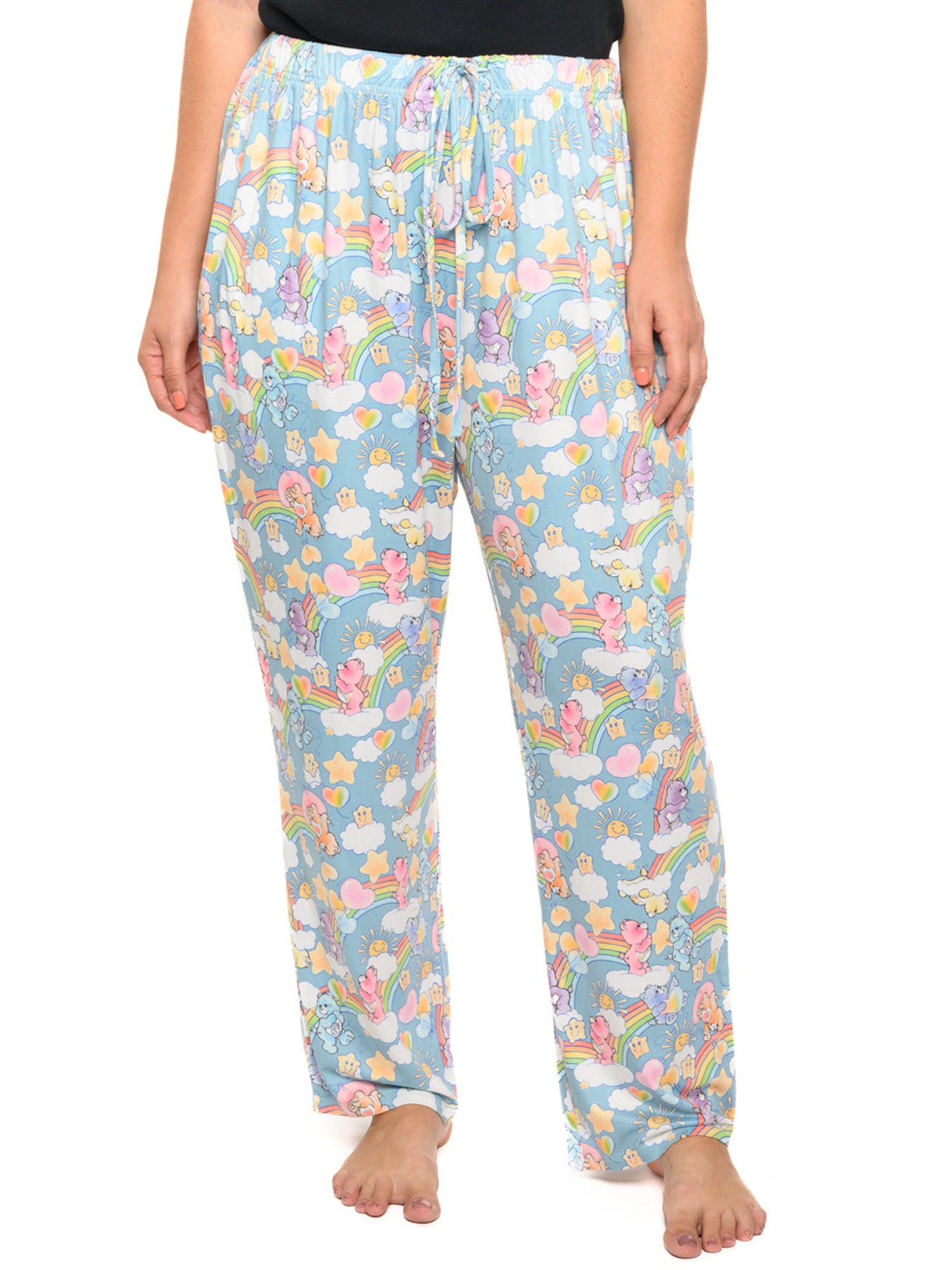 Care Bears Women's Blue Pajama Pants: Cheer, Bedtime & Share Bear Sleepwear