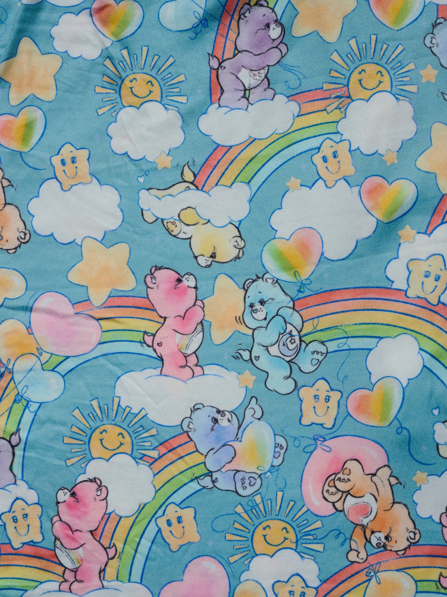 Womens Plus Care Bears Pajama Pants Loungewear Blue Bedtime Bear Share Bear