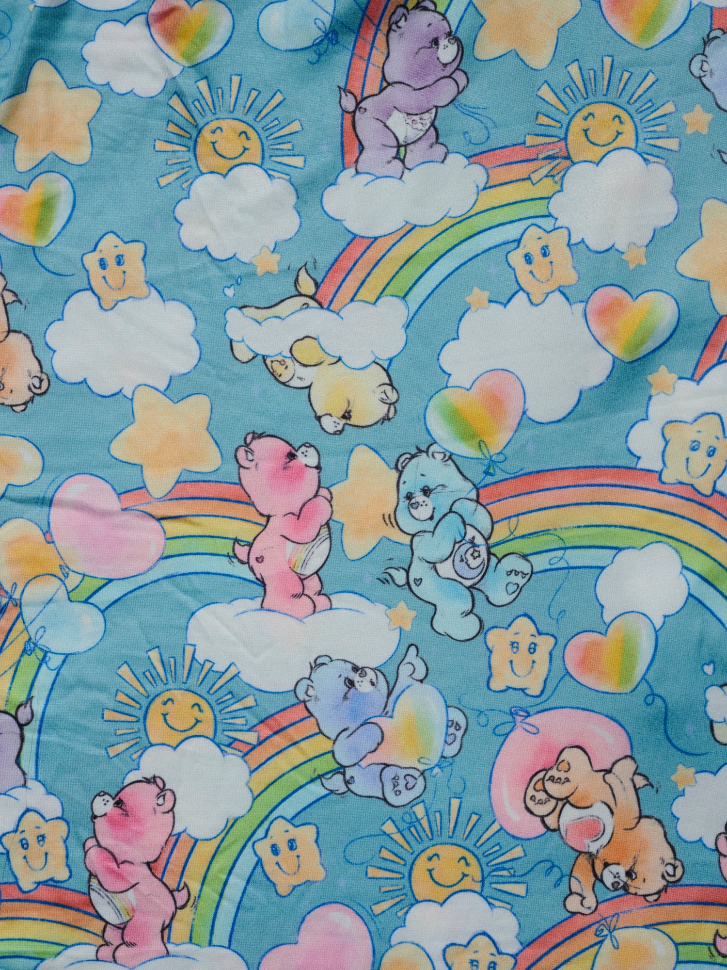 Womens Plus Care Bears Pajama Pants Loungewear Blue Bedtime Bear Share Bear