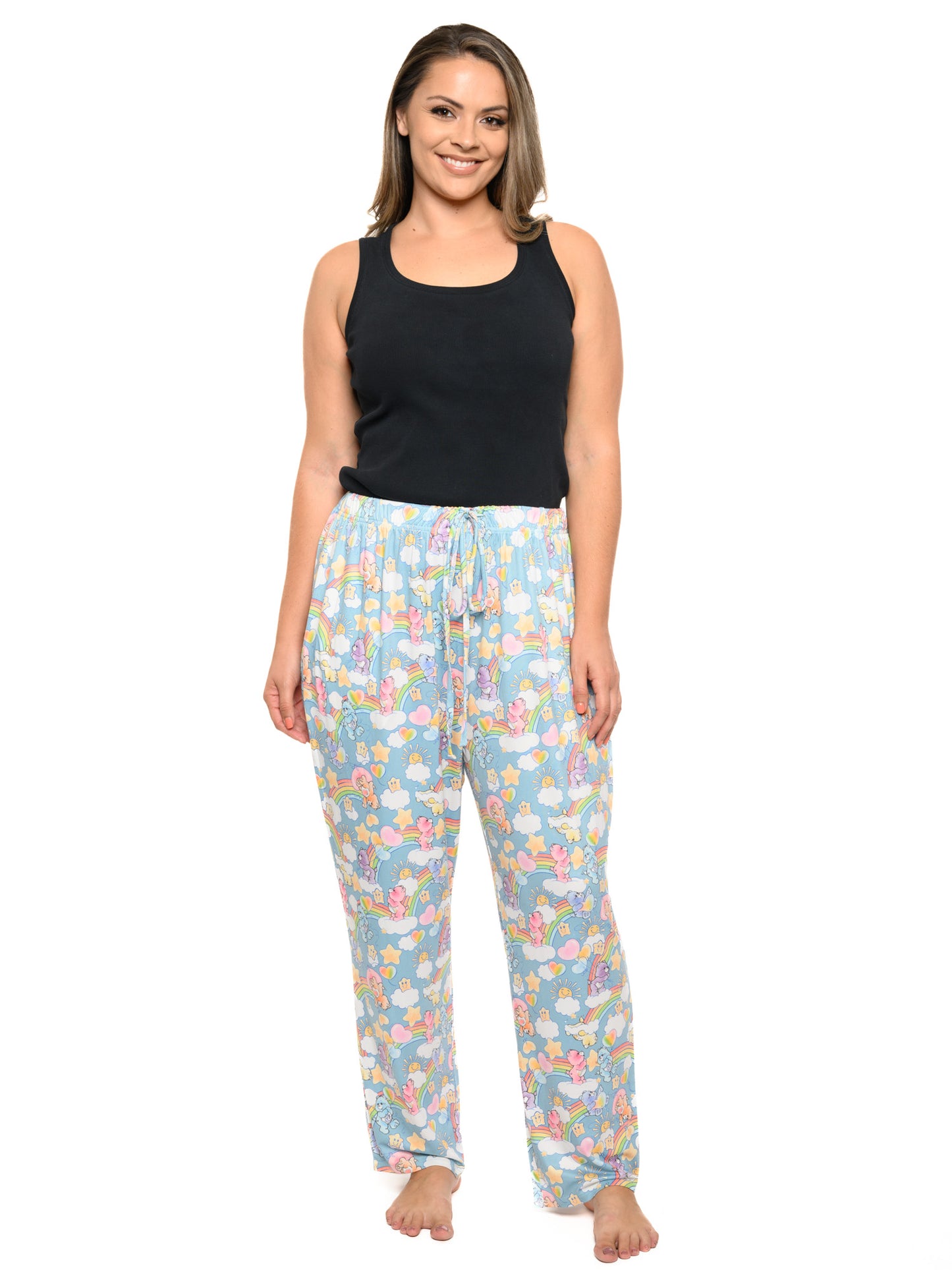 Care Bears Women's Blue Pajama Pants: Cheer, Bedtime & Share Bear Sleepwear