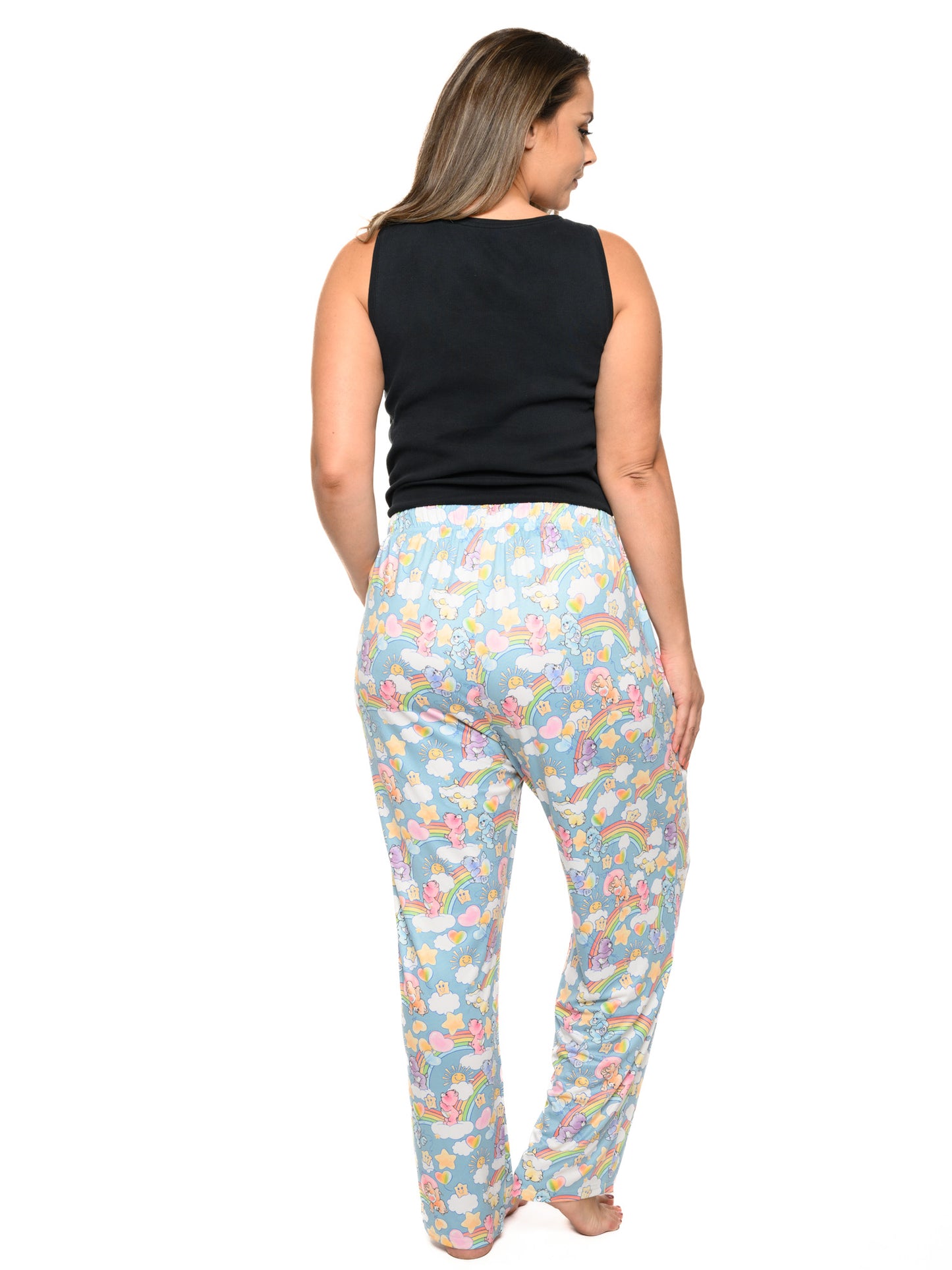 Care Bears Women's Blue Pajama Pants: Cheer, Bedtime & Share Bear Sleepwear