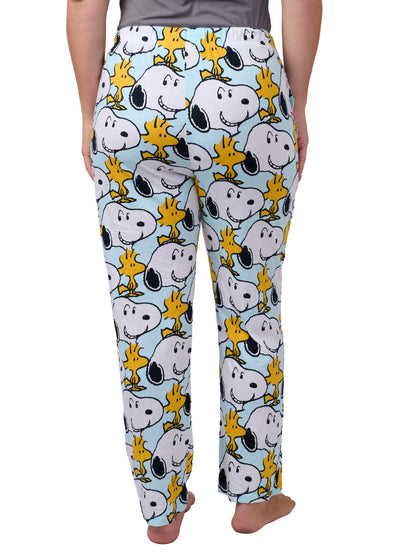 Peanuts Snoopy Women's Pajama Pants, Allover Print Sleep Lounge Bottoms