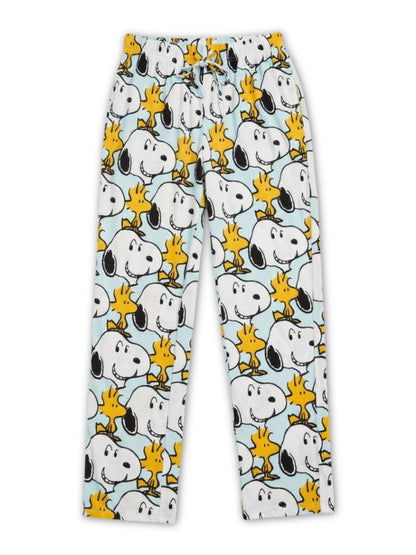 Peanuts Snoopy Women's Pajama Pants, Allover Print Sleep Lounge Bottoms