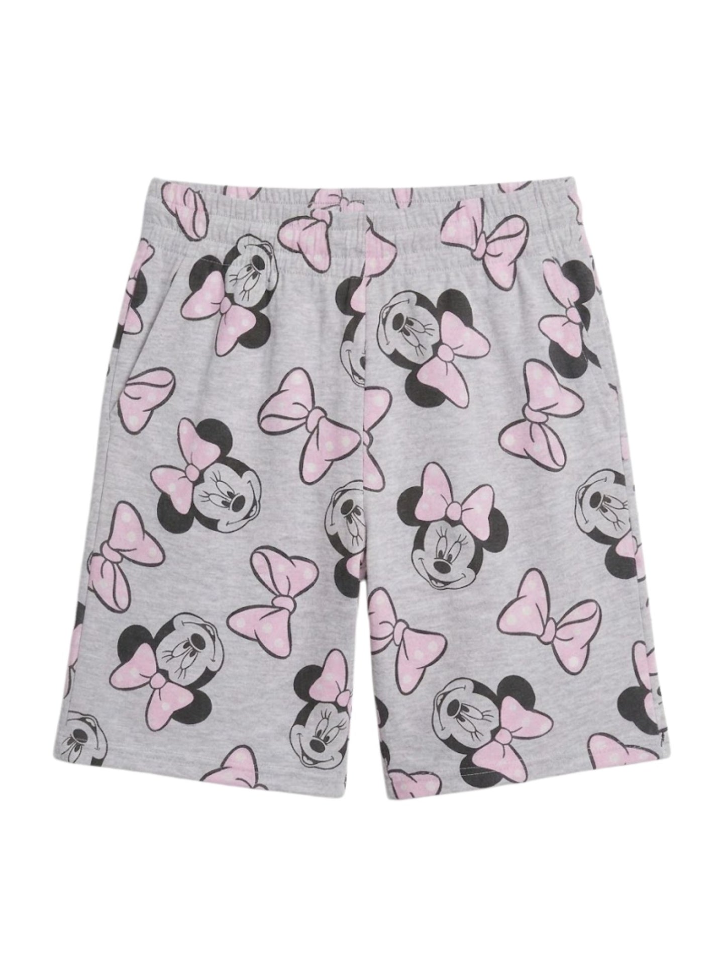 Disney Minnie Mouse Women's Bermuda Pajama Shorts - Grey Lounge Sleepwear