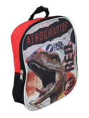 Jurassic World Backpack 11" Dinosaurs w/ Sliding Pencil Case School Set