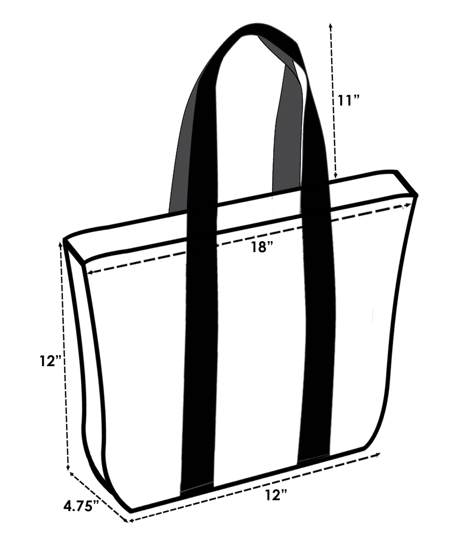 Mickey Mouse Tote Bag Minnie Icon Zippered Black Disney Travel Handbag