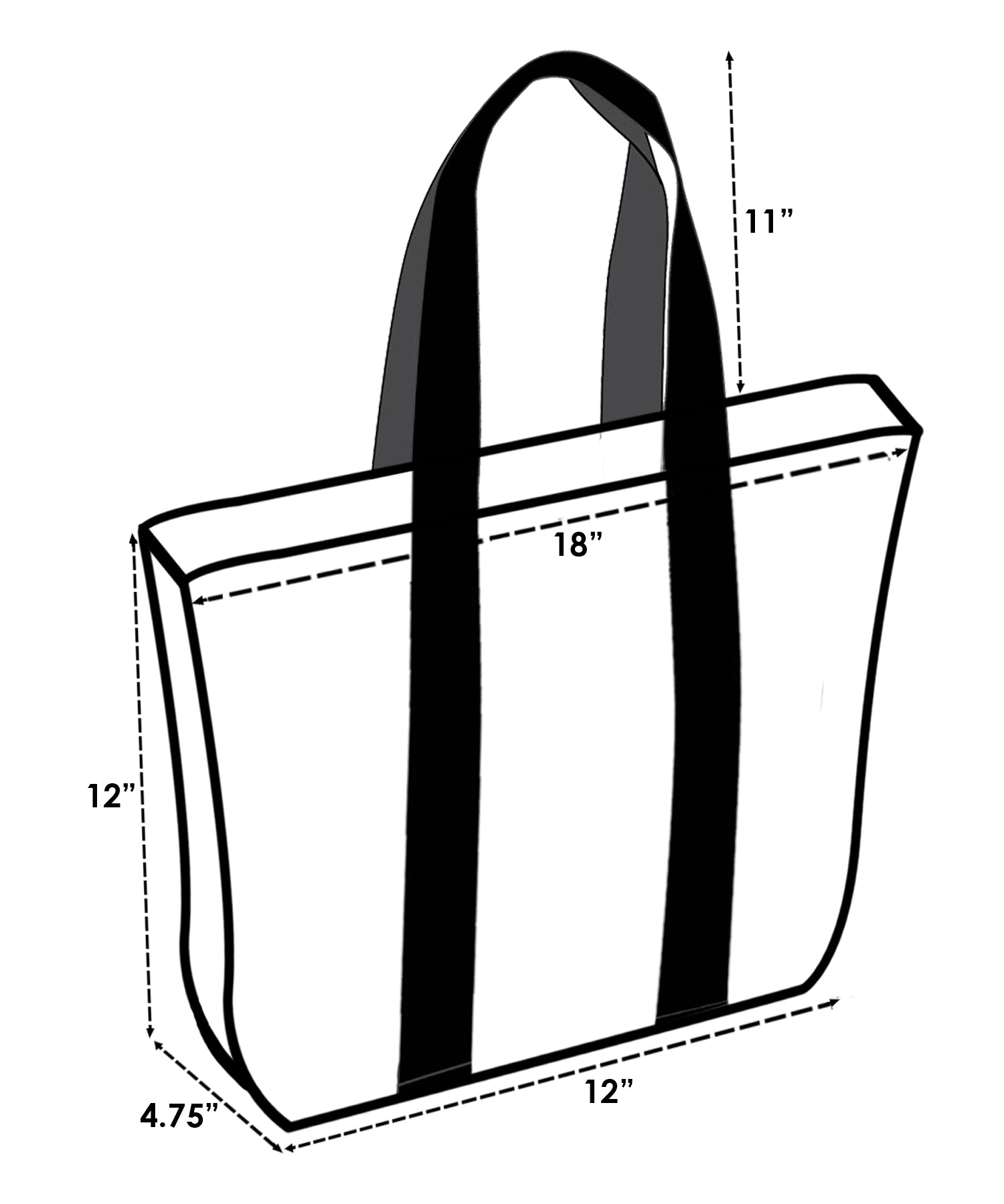 Mickey Mouse Tote Bag Minnie Icon Zippered Black Disney Travel Handbag