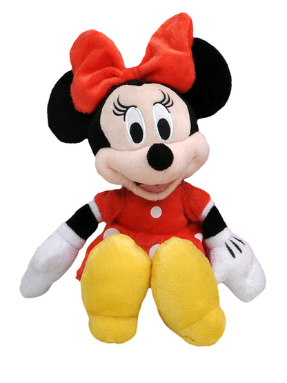 Mickey Mouse & Minnie Mouse 11" Red Plush Dolls Stuffed 2-Pack